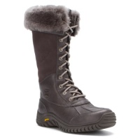 UGG Australia Women's Adirondack Tall Charcoal Lthr/Suede 10 M US