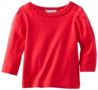 Hartstrings Baby-girls Infant Long Sleeve Crew Neck Tee Shirt, Red, 24 Months