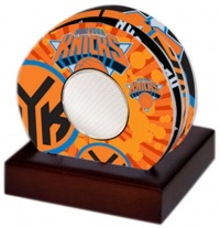 NBA New York Knicks Steiner Sports New York Knicks Coaster Set w/ Game Used Basketball Uniform Swatch