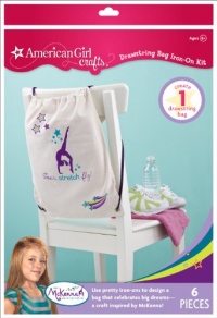 American Girl Crafts Drawstring Bag Iron-on Kit, McKenna Girl of The Year 2012