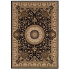 Couristan 6257/1000 HIMALAYA Sarouk 47-Inch by 63-Inch Polypropylene Area Rug, Ebony