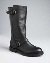 Max Mara meets moto equals luxurious, revved up style. These boots have the trend all buckled up.