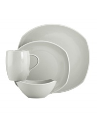 Feature modern elegance on your menu with Classic Fjord place settings. Dansk serves up serene gray stoneware in unconventional shapes that are part round, part square, and totally fresh. Complements Classic Fjord metal serveware.