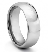 6MM Tungsten Carbide Classic Wedding Band Ring (Available Sizes 4-11 Including Half Sizes)