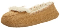 Anne Klein Women's Cable Knit Mocassin Slipper