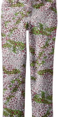 Amy Byer Girls 7-16 Print Cheetah Skinny Leg Pant, Multi, 14