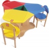 LEGO Education Three Seat Playtable, Solid Hardwood 774509