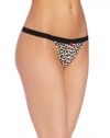 Betsey Johnson Women's Microfiber Everyday Thong