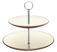 Noritake Colorwave Chocolate Two Tier Hostess Tray