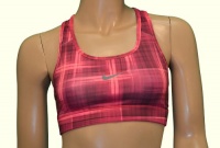 NIKE Women's Pro Combat Compression Dri-Fit Training Sports Bra-Pink/Purp