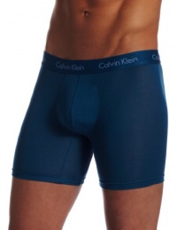 Calvin Klein Men's Micro Modal Boxer Brief, Blue Spell, Medium