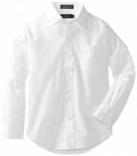 Nautica Dress Up Boys 8-20 Long Sleeve Solid Broadcloth Shirt And Tie Set, White, 20