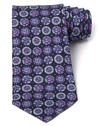 A resplendent tie from the always handsome designs of Emilio Pucci, crafted in silk with a classic width.