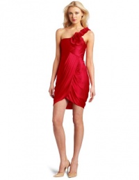 BCBGMAXAZRIA Women's Gathered Jersey Dress