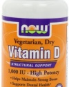 NOW Foods Vit D-2 1000Iu High Potency, 120 Vcaps