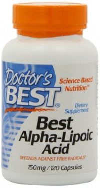 Doctor's Best Best Alpha-Lipoic Acid (150 Mg) Capsules, 120-Count