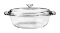 Anchor Hocking 77890 Glass Casserole with Cover, 1.5-Quart