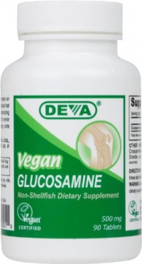 Deva Vegan Vitamins Glucosamine Tablets, 90-Count Bottle