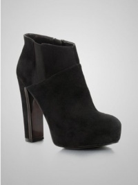 GUESS Coreline Booties, BLACK SUEDE (8 1/2)