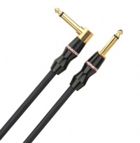 Monster Bass Instrument Cable 21 Ft. - Angled to Straight 1/4 Plugs (M BASS-21A)