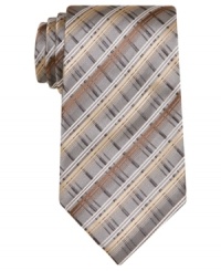 Get the skinny on the most modern way to wear your dress wardrobe: this skinny tie from Alfani RED locks down your look.