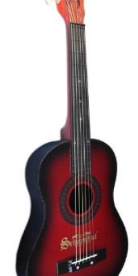 Schoenhut Acoustic Guitar, Red/Black