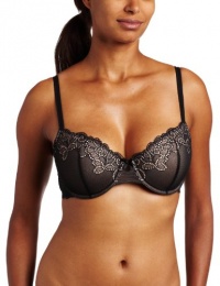 b.tempt'd by Wacoal Women's Passion Flower Demi Contour,Night,32DD