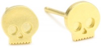 Dogeared Jewels & Gifts It's The Little Things It's The Little Things Teeny Skull Gold Earring Studs