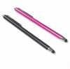 Bargains Depot (Pink and Black) 2 pcs (2 in 1 Bundle Combo Pack) SILM / ACCURATE / FINE POINT / THINNER BARREL Capacitive Stylus/styli Universal Touch Screen Pen for Apple Tablet and Cell Phone