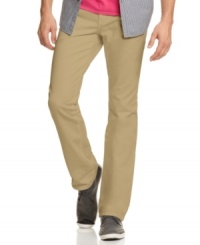 Sleek style. Kenneth Cole Reaction pants keep it plain and simple.