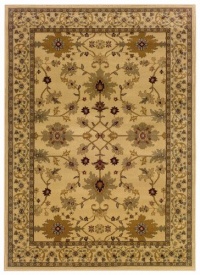 Oriental Weavers AMELIA 568J Ivory 2'6 x 4'5 Rectangle Rug Machine-made Polypropylene