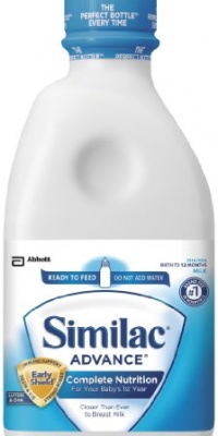 Similac Advance Early Shield Baby Formula, Ready to Feed, 32-Fluid Ounces (Pack of 6)