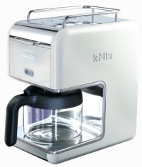 DeLonghi Kmix 5-Cup Drip Coffee Maker, White