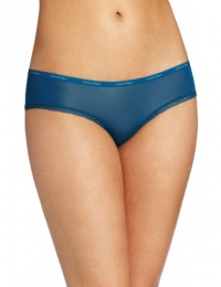 Calvin Klein Women's Bottom's Up Hipster Panty, Blue Spell, Small