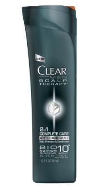 CLEAR MEN SCALP THERAPY Complete Care 2in1 Anti-Dandruff Shampoo & Conditioner, 12.9 Fluid Ounce