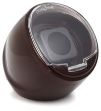 Diplomat Single Burgundy Watch Winder with Built In IC Timer