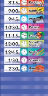 Daily Schedule Pocket Chart