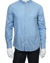 Club Room Surf Blue Combo Floral LS Button Down Shirt