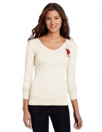 US Polo Assn. Juniors Long Sleeve Knit Shirt With Lurex