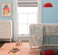 Dwellstudio Crib Set, Skyline