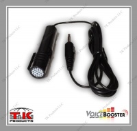 VoiceBooster Dual Tie-Clip Handheld Microphone with On/Off Switch for VoiceBooster (Aker) Voice Amplifiers by TK Products, LLC