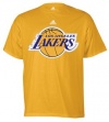 Adidas Los Angeles Lakers Primary Logo Short Sleeve T-Shirt