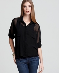 This lightweight Vintage Havana top is destined to be your every-season, all-occasion staple.