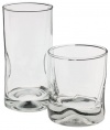 Crisa Impressions 16 piece beverage set, item 1786426, clear