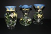 Lenox Butterfly Meadow, Handpainted Crystal Vases,6 X 4Approx, Set of 3