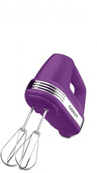 Cuisinart HM-50DP Power Advantage 5-Speed Hand Mixer, Dark Purple