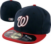 Washington Nationals Navy/Scarlet Alternate Authentic 2013 On-Field 59Fifty Fitted Hat