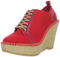 Andre Assous Women's Apple Closed Toe Espadrille,Red,8 M US