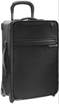 Briggs & Riley 21 Inch One-Touch Carry-On Expandable Upright,Black,21.5x14x8.5