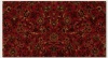 Couristan 3791/4872 EVEREST Isfahan 24-Inch by 94-Inch Polypropylene Area Rug, Crimson